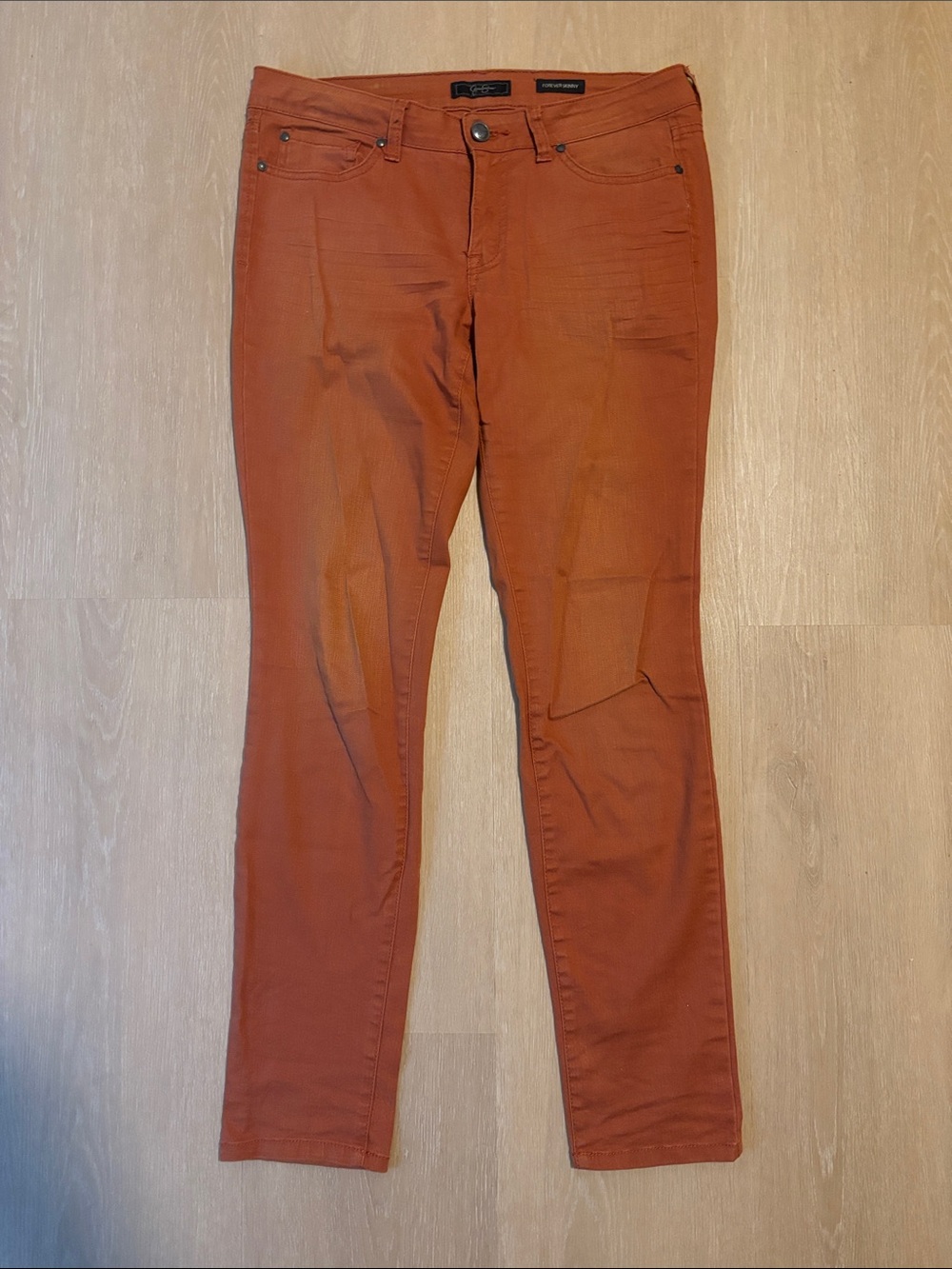 Jessica Simpson Forever Skinny Rust Orange Jeans size 29